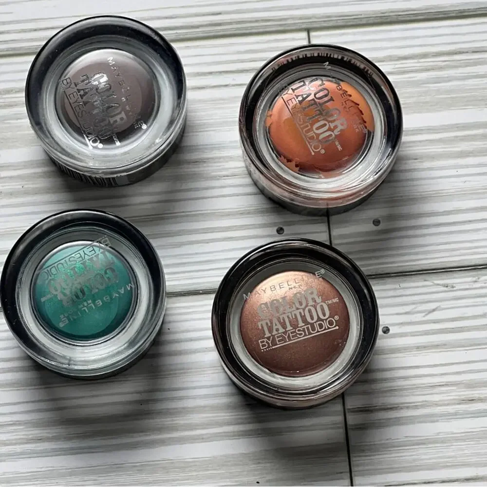 Maybelline Makeup Beauty  New York Color Tattoo  By Eye Studio Four Eyeshadows
